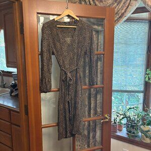 Scotch & Soda dress size large cheetah pattern